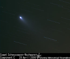 Comet 73P Schwassmann-Wachmann (C) 28 Apr. 2006