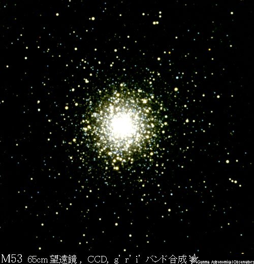 散開星団M53の写真