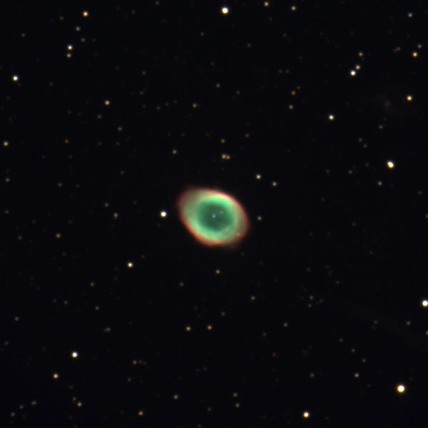 惑星状星雲 M57 （環状星雲、リング星雲）の写真