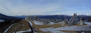 2006年1月20日に撮影した天文台西側の風景