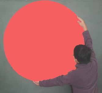 太陽の大きさを直径１メートルとすると？