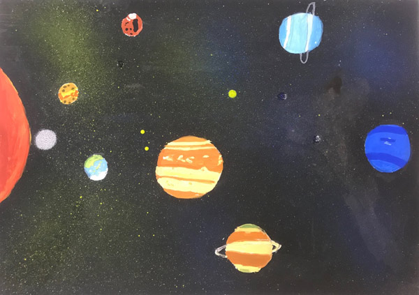 太陽系の惑星たち