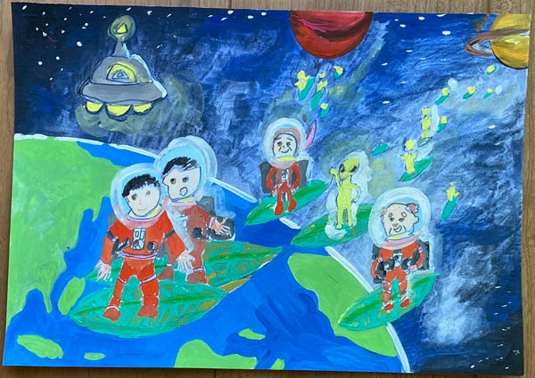 ぼくは、じいちゃんとばあちゃんと宇宙人と旅行する