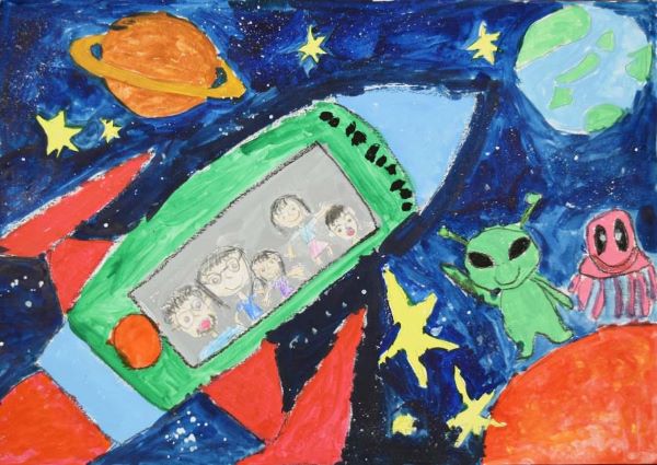 家族で宇宙旅行