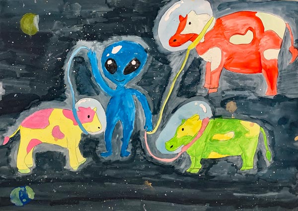 宇宙の牧場
