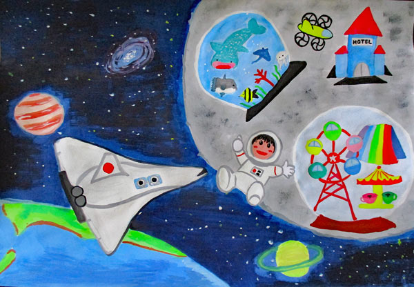 宇宙で遊園地