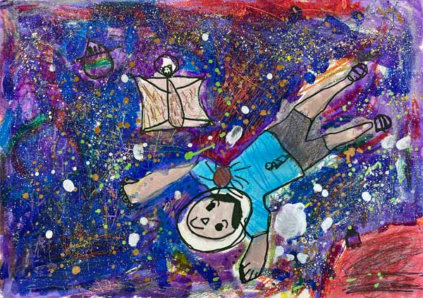 大好きなモモンガと宇宙であそびたいな