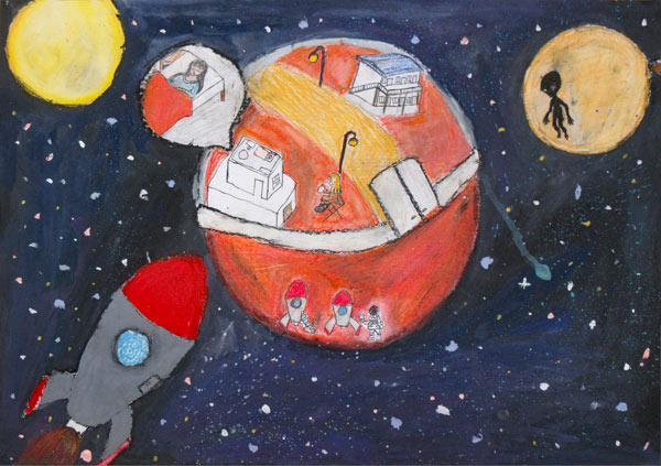 楽しく寒い夢の火星旅行