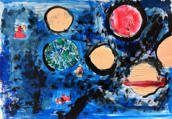 うちゅうをみてきたよ