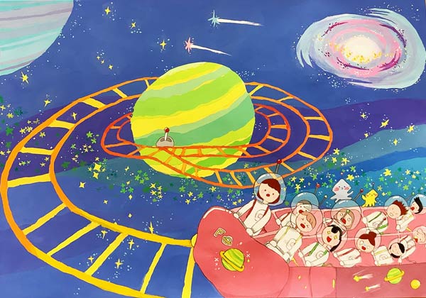 ジェットコースターで宇宙旅行