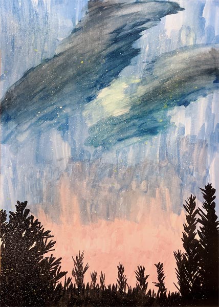 ふりそそぐ星空