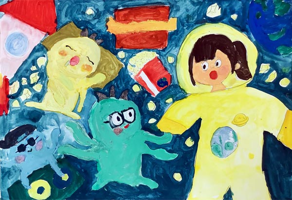 うちゅう人とパーティー