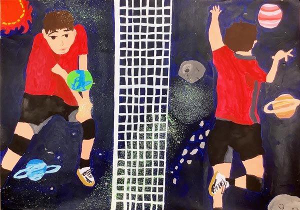 宇宙で自主練しようかな