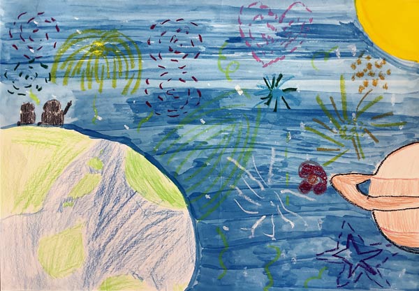 宇宙の花火大会