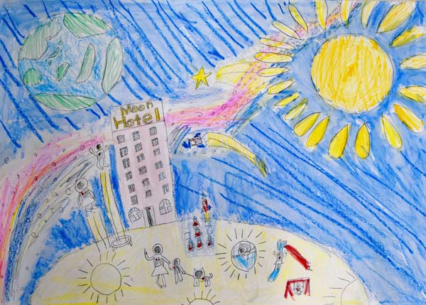 未来の月でのくらし