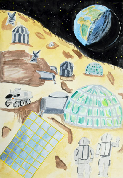 未来の月面基地