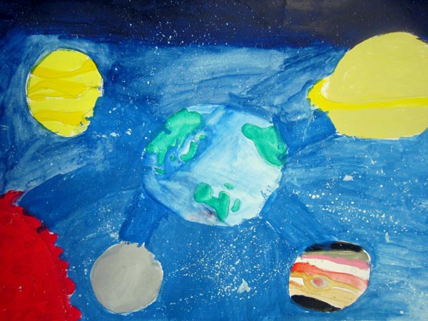 うちゅうに いろいろな わくせい