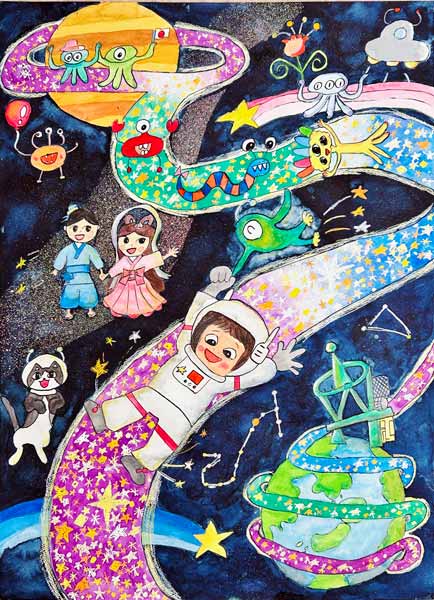 土星すべり台大冒険