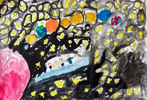 家族で宇宙旅行