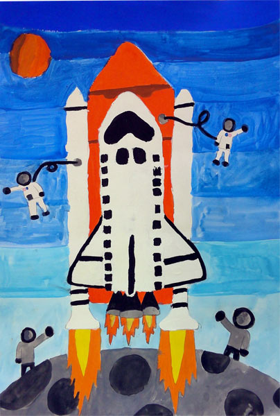 月から火星へレッツゴー