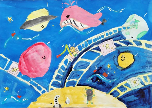 宇宙でつりできたらいいな