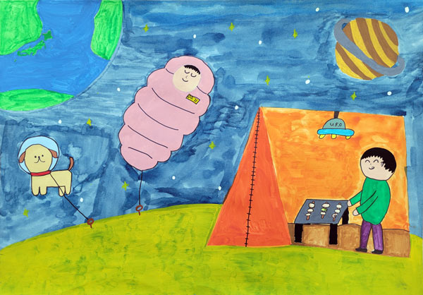 ふわふわムーンキャンプ