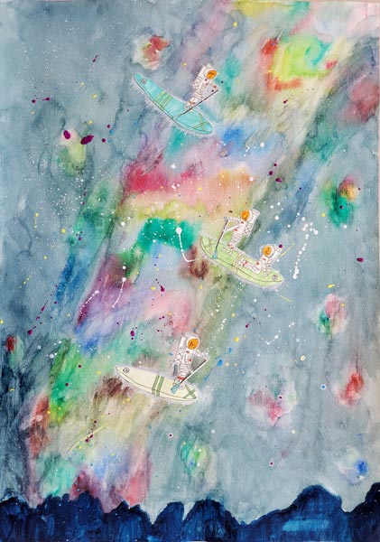 サップで天の川へLet's go!