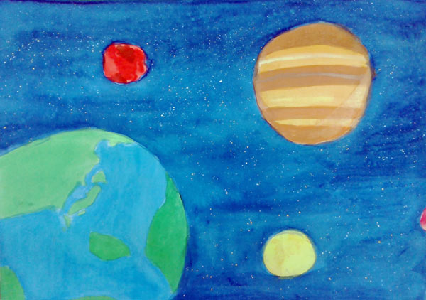 星が広がる宇宙