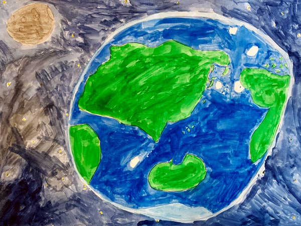 宇宙から見た地球