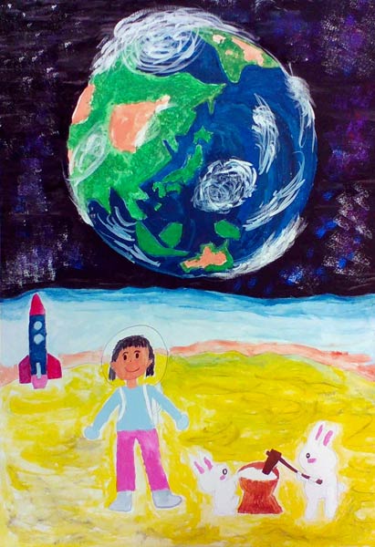 月旅行~月から見た地球~