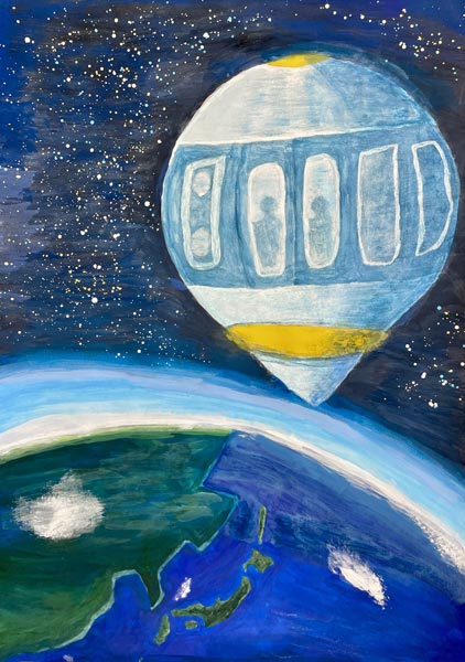 近い未来の宇宙船