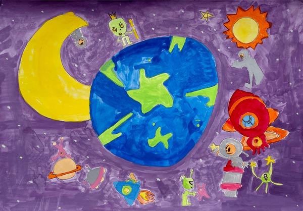 宇宙に行ったら地球にさわりたい!