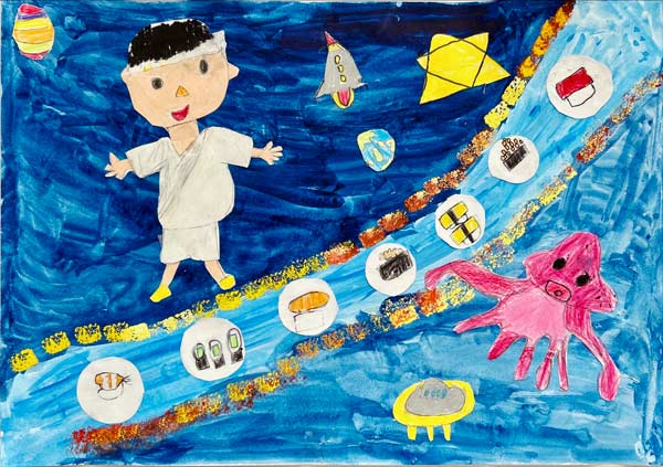 うちゅうじんとおすし