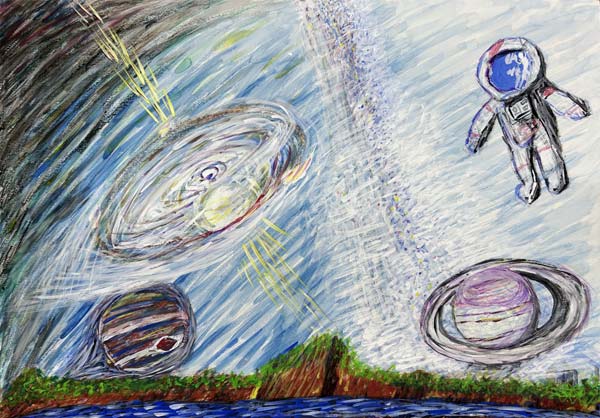 宇宙に輝くミルコメダ