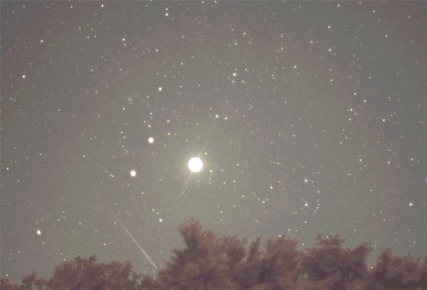 赤城山から見た流星 4