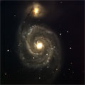 子持ち銀河 M51 の写真