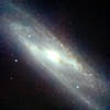 NGC253銀河の可視光で撮影した写真