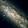NGC253銀河の赤外線で撮影した写真