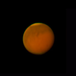 火星 ぐんま天文台で2018年8月13日22時に撮影