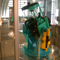 反射望遠鏡模型の写真