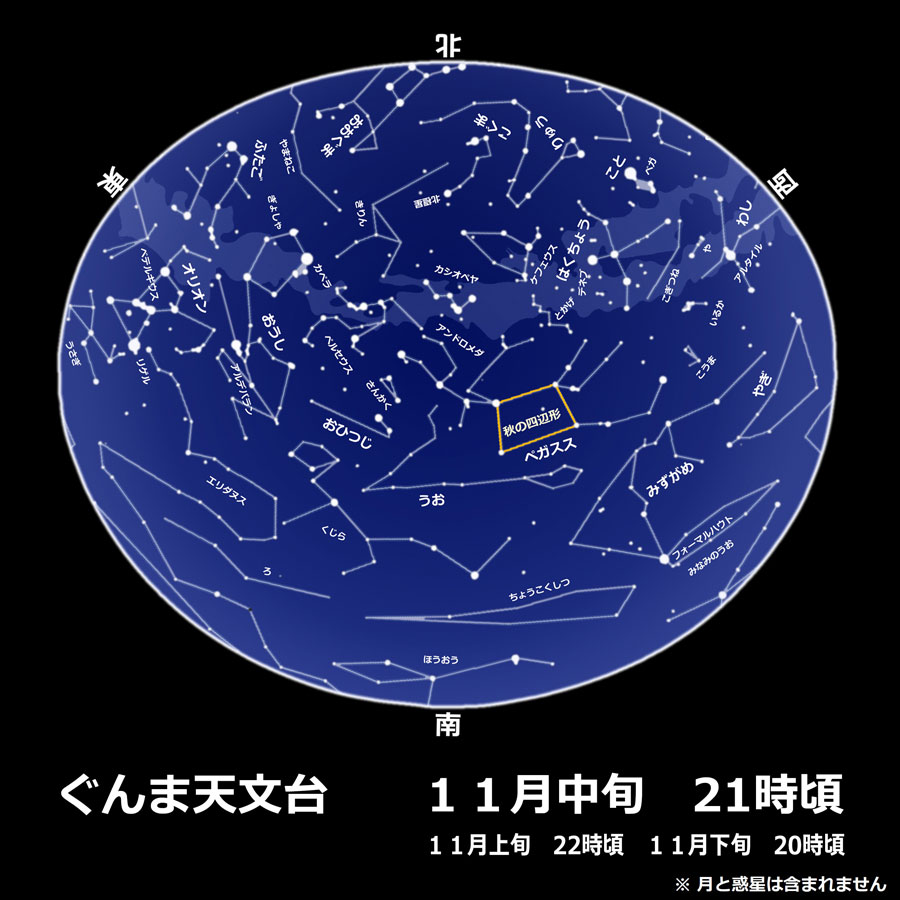 11月の星空