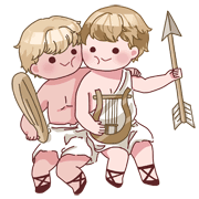 ふたご座のイラスト