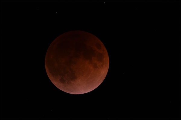 皆既月食 2018年1月31日 22時30分 ぐんま天文台