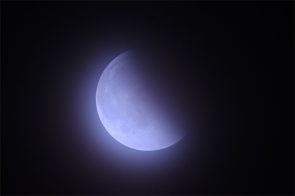 皆既月食 2018年1月31日 23時45分 ぐんま天文台