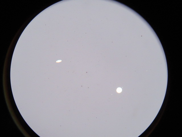木星と土星の超大接近を150センチ望遠鏡で見た写真