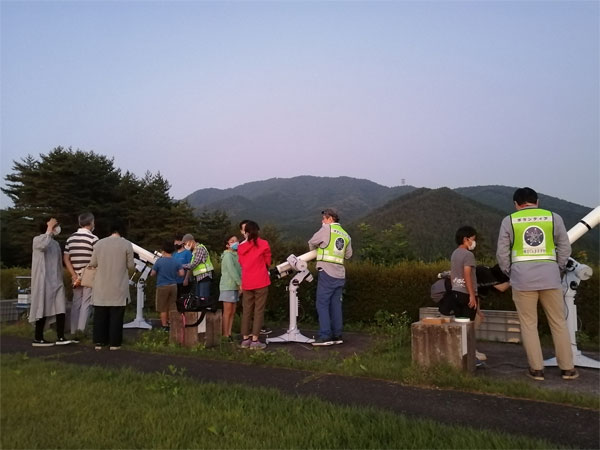 はじめての望遠鏡教室の様子