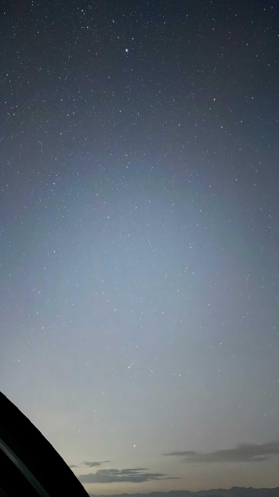 レモン彗星 2025年10月23日 iPhone15 Proで撮影